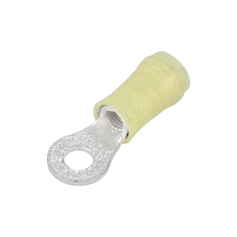 Vârf Inelar M4 Ø 4,34mm pentru Cablu Izolat 3-6mm² Crimpat | Electronic-mag.ro | Componente Electronice