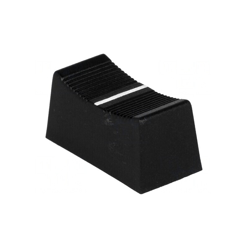 Buton rotativ glisor negru 23x11x11mm, lățime glisor 3/4mm - Accesoriu pentru controlul echipamentelor electrice | Electronic-ma Buton rotativ glisor negru 23x11x11mm, lățime glisor 3/4mm - Accesoriu pentru controlul echipamentelor electrice | Electronic-ma