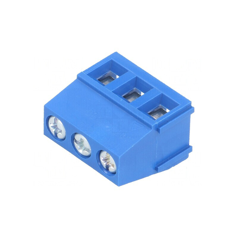 Regletă de Conexiuni pentru PCB, Unghi 90°, 5mm Piste, Capacitate 3-4mm² | Electronic-mag.ro | Componente Electronice