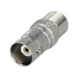 Adaptor BNC Soclu la F Soclu - Conector Coaxial Profesional pentru Antene și Sistemele de Supraveghere | Electronic-mag.ro | Com