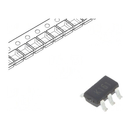 Amplificator operațional IC 530kHz, canal 1, SOT23-5, 1,8-6VDC | Electronic-mag.ro | Componente Electronice