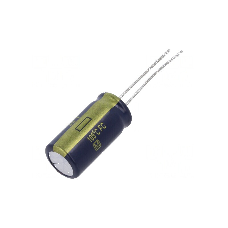 Condensator Electrolitic Low ESR THT 470uF 35VDC Ø10x20mm pentru Aplicatii Electronice | Electronic-mag.ro | Componente Electron