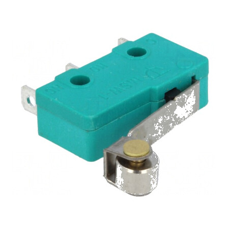 Microîntrerupător SNAP ACTION 5A/250VAC cu manetă și rolă - Comutator electric de înaltă precizie | Electronic-mag.ro | Componen