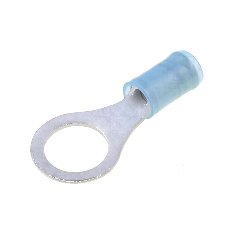 Vârf inelar M8 cu diametru 8,3mm, pentru cablu izolat 1,25-2mm², crimpat | Electronic-mag.ro | Componente Electronice
