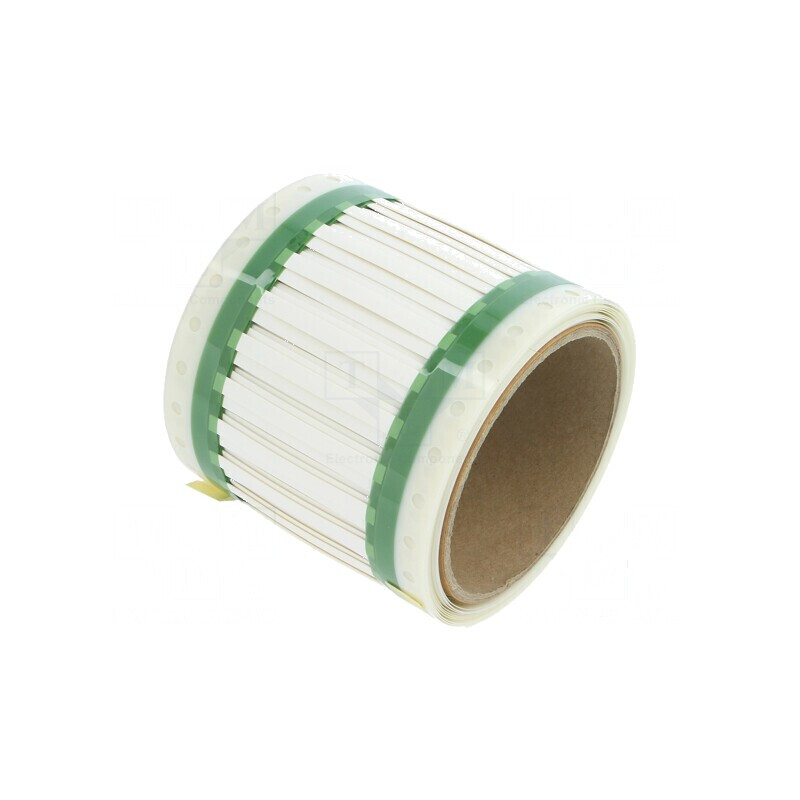 Marcaje termocontractabile 50mm Alb - Rată Contractare 3:1, Material de Calitate pentru Izolație și Protecție | Electronic-mag.r Marcaje termocontractabile 50mm Alb - Rată Contractare 3:1, Material de Calitate pentru Izolație și Protecție | Electronic-mag.r