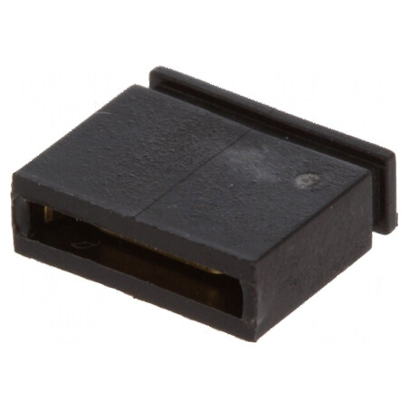 Conector şiruri pini jumper mamă închise 5,08mm 1x2 aurit 3A - Componente electronice de înaltă calitate | Electronic-mag.ro | C