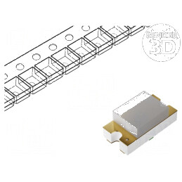 LED SMD 0805 Roșie 285-450mcd 2x1,25x0,8mm 140° 20mA 60mW - Lumină Eficientă pentru Proiecte DIY | Electronic-mag.ro | Component