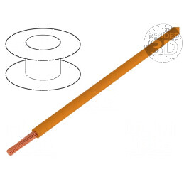 Cablu H05V-K LgY Litat Cu 0,5mm² PVC Portocalie 300V/500V - Cablu Electric de Înaltă Calitate | Electronic-mag.ro | Componente E