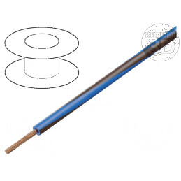 Cablu electric H05V-K LgY litat cu secțiune de 0,5mm², izolație PVC, culori albastru-maro, 300V/500V | Electronic-mag.ro | Compo