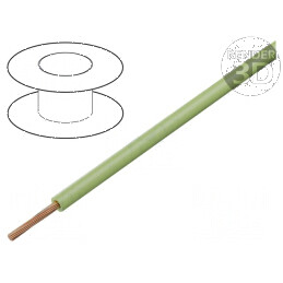 Cablu H05V-K LgY Litat Cu 0,5mm² PVC Verde Deschis 300V/500V - Conductori Electrice de Calitate Superioară | Electronic-mag.ro |