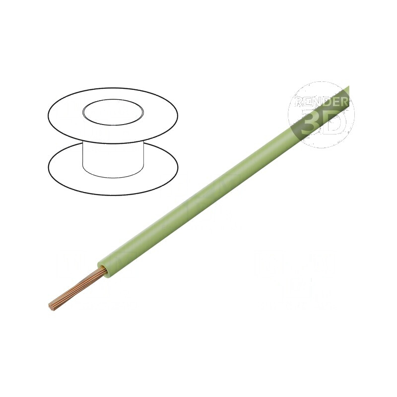 Cablu H05V-K LgY Litat Cu 0,5mm² PVC Verde Deschis 300V/500V - Conductori Electrice de Calitate Superioară | Electronic-mag.ro | Cablu H05V-K LgY Litat Cu 0,5mm² PVC Verde Deschis 300V/500V - Conductori Electrice de Calitate Superioară | Electronic-mag.ro |