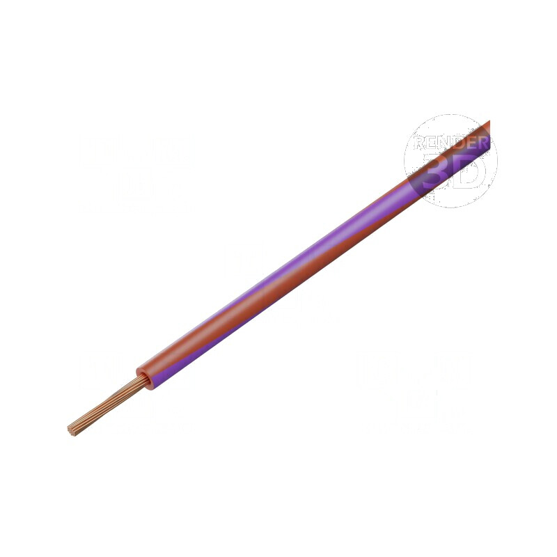 Cablu H05V-K LgY cu 0,5mm² Conductor din Cu, PVC Roșu-Violet, Tensiune 300V/500V | Electronic-mag.ro | Componente Electronice