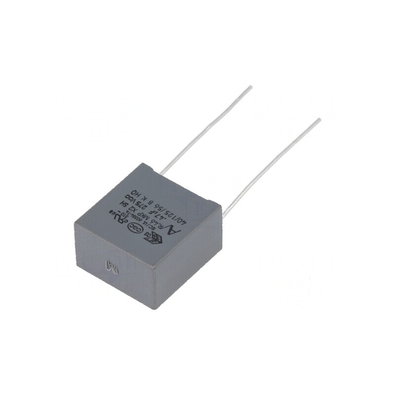 Condensator polipropilenă X2 R46 125°C 470nF 19x11x19mm - Componentă electronică de înaltă calitate | Electronic-mag.ro | Compon