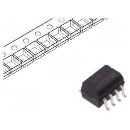 Optocuplor SMD cu 2 Ieșiri, Tranzistori, Tensiune Izolație 5,3kV, Tensiune Colector-Emetitor 80V, SO8 | Electronic-mag.ro | Comp