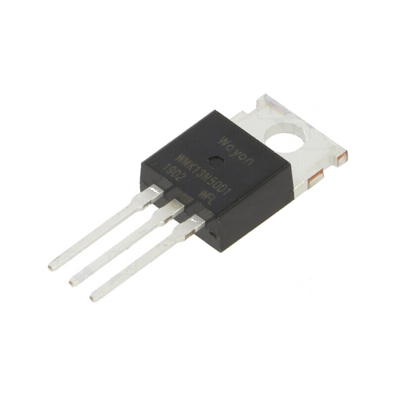 Tranzistor N-MOSFET Unipolar 500V 13A TO220-3 - Componentă Electronică de Înaltă Performanță | Electronic-mag.ro | Componente El