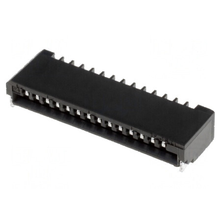 Conector FFC/FPC Orizontal 14 PIN Non-ZIF SMT 0,5A - Interval Temperatura -25° până la 85°C | Electronic-mag.ro | Componente Ele