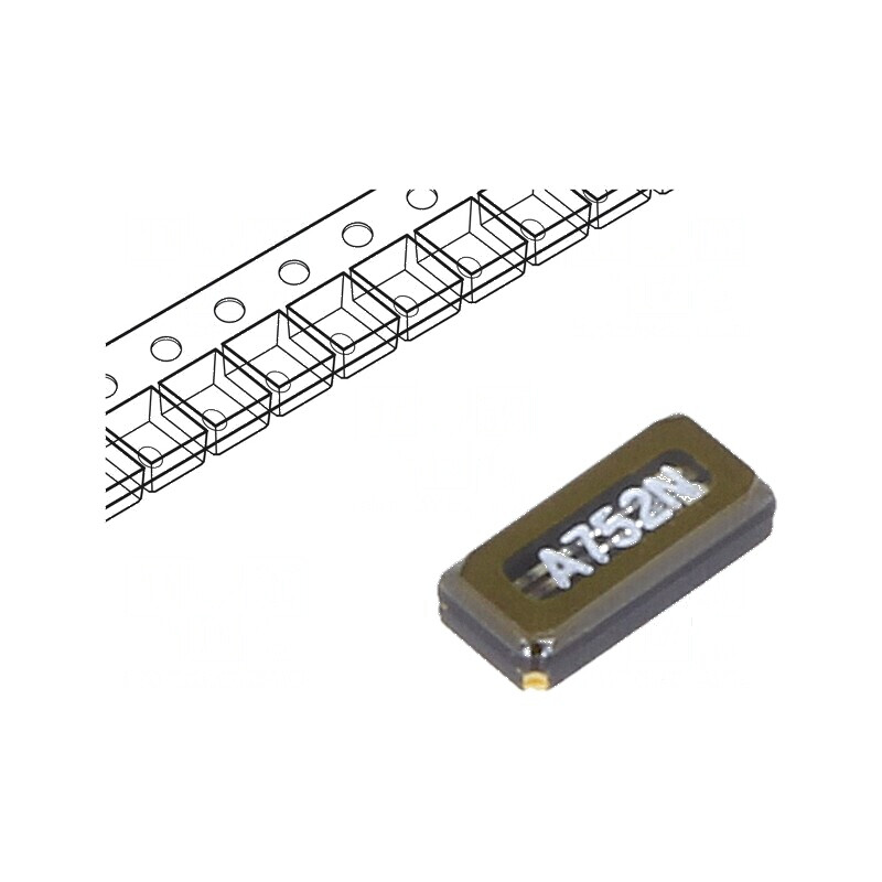 Rezonator de cuarț SMD 32,768kHz 12,5pF 3,2x1,5x0,8mm - Componentă electronică de precizie | Electronic-mag.ro | Componente Elec