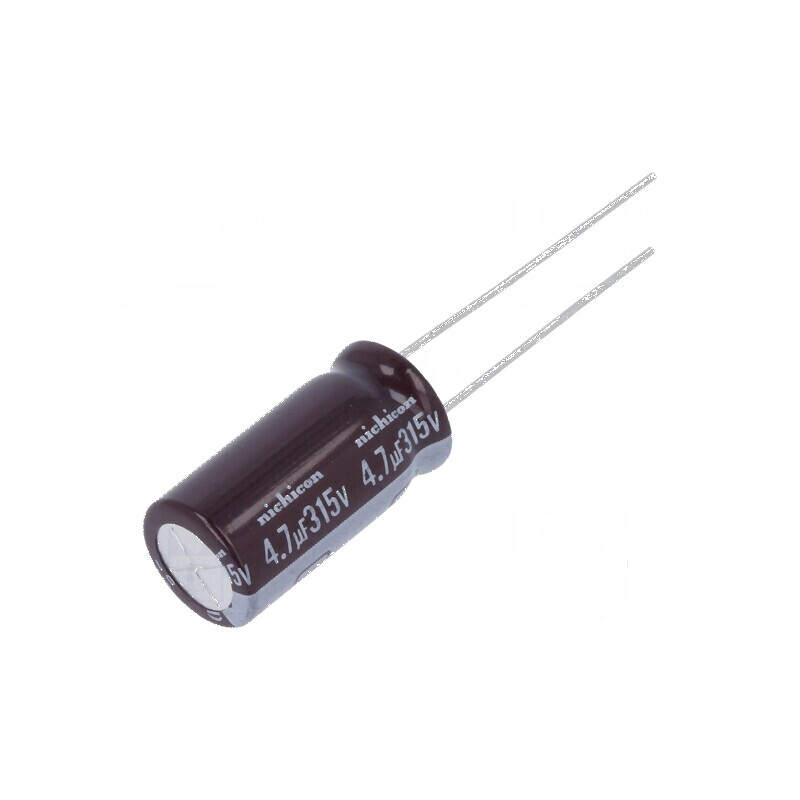 Condensator Electrolitic Low ESR THT 4,7uF 315VDC Ø10x20mm - Componentă Electronică de Înaltă Performanță | Electronic-mag.ro | 