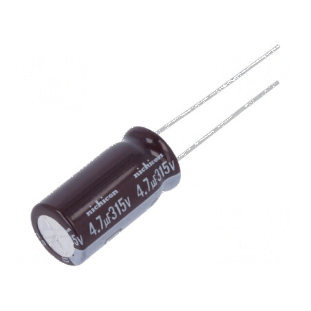 Condensator Electrolitic Low ESR THT 4,7uF 315VDC Ø10x20mm - Componentă Electronică de Înaltă Performanță | Electronic-mag.ro | 