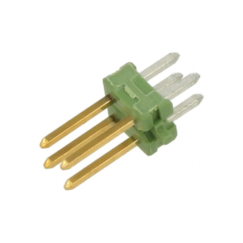 Conector AMPMODU MOD II Tata cu 4 Pini THT pentru Şiruri Pini | Electronic-mag.ro | Componente Electronice