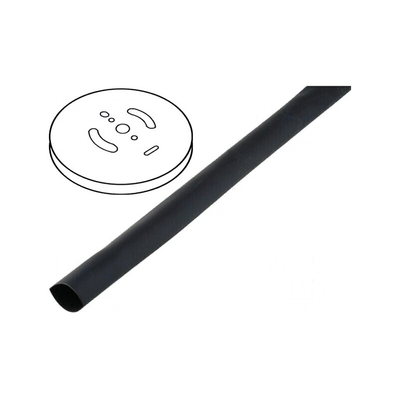 Manșon termocontractabil 2:1 11,5mm fără adeziv, negru, rolă | Electronic-mag.ro | Componente Electronice Manșon termocontractabil 2:1 11,5mm fără adeziv, negru, rolă | Electronic-mag.ro | Componente Electronice