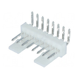 Conector cablu-placă soclu tată KK 254 2,54mm PIN 8 THT 4A - Componentă electronică de conectare | Electronic-mag.ro | Component