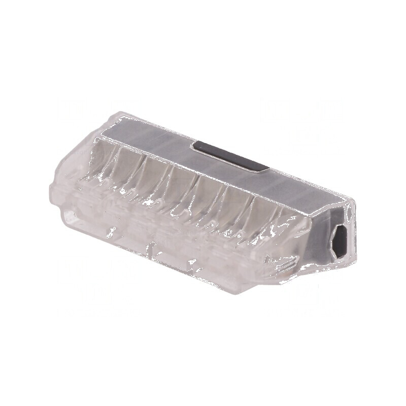 Bornă cu arc cu eliberare rapidă pentru cabluri 0,5÷2,5mm² 450V 24A, 1 pistă | Electronic-mag.ro | Componente Electronice