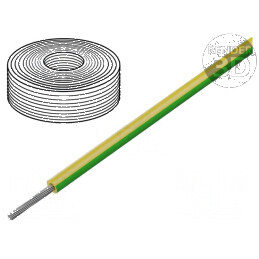 Cablu SiF 1x0,75mm² Litat Cu LSZH, Silicon Galben-Verde, 100m - Conductori Electrice de Înaltă Calitate | Electronic-mag.ro | Co