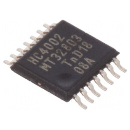 Circuit integrat digital NOR, 2 intrări, 2 ieșiri, CMOS, SMD TSSOP14, 2-6VDC, tub HC | Electronic-mag.ro | Componente Electronic