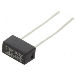 Siguranţă întârziere 4A 250VAC TE5 883.200G - Dispozitiv de protecţie electrică profesională | Electronic-mag.ro | Componente El