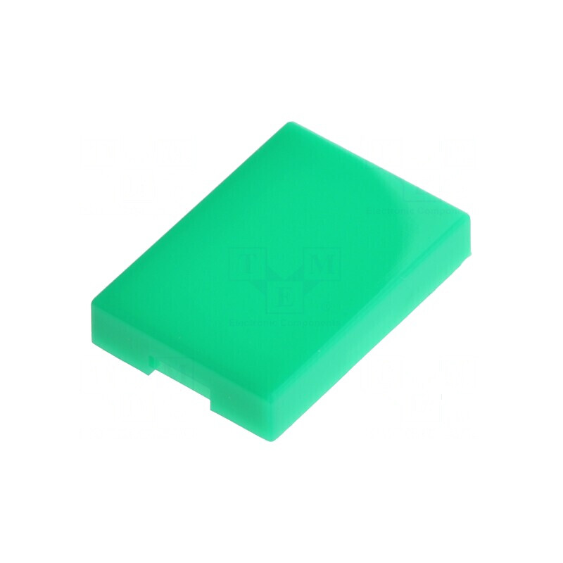 Capișon Verde UB 17x12x3mm pentru Protecție Conectori - Seria UB | Electronic-mag.ro | Componente Electronice