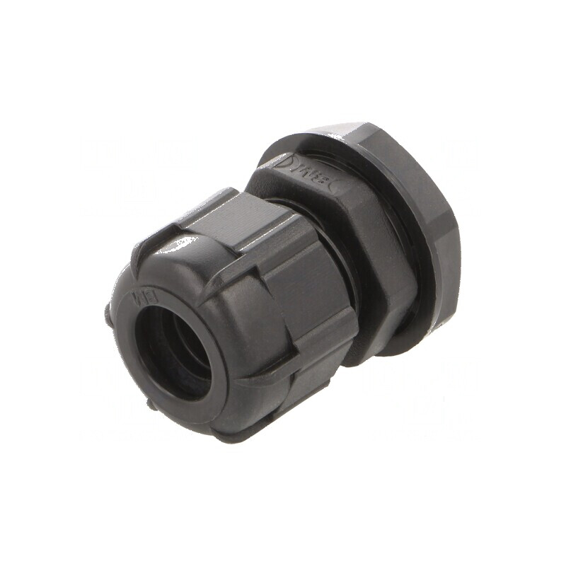 Garnitură de etanşare M20 1,5 IP68 din poliamidă neagră UL94V-2 - Protecție împotriva apei și prafului | Electronic-mag.ro | Com