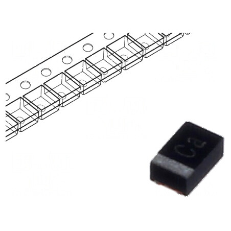 Condensator Tantal 10uF 16VDC SMD 1206 ±20% - Interval Temperatura: -55 până la 125°C | Electronic-mag.ro | Componente Electroni