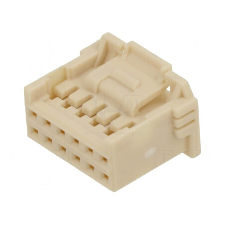Carcasă cu 12 Circuiti Dual Grid 2.0 W/B Bej pentru Recepție RCPT | Electronic-mag.ro | Componente Electronice