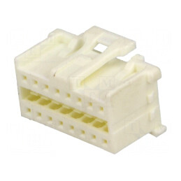 Conector Cablu-Placă Mufă Mamă PIN 16 MicroClasp cu Pas de 2mm - Compatibilitate Ridicată | Electronic-mag.ro | Componente Elect