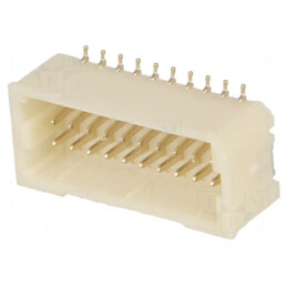 Conector cablu-placă soclu tată 1mm PIN 20 SMT 50V 1A 20mΩ - Componente electronice de înaltă calitate | Electronic-mag.ro | Com