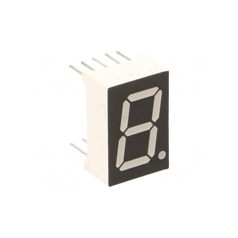 Afișaj LED 7 segmente 14,2mm 0,56" cu număr de caracter 1, culoare albastră anodizată | Electronic-mag.ro | Componente Electroni Afișaj LED 7 segmente 14,2mm 0,56" cu număr de caracter 1, culoare albastră anodizată | Electronic-mag.ro | Componente Electroni