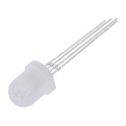 LED RGB 8mm 100-750mcd, 140° - Lumină Colorată pentru Proiecte Electrice, Nr. Term: 4 | Electronic-mag.ro | Componente Electroni