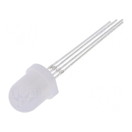 LED RGB 8mm 100-750mcd, 140° - Lumină Colorată pentru Proiecte Electrice, Nr. Term: 4 | Electronic-mag.ro | Componente Electroni
