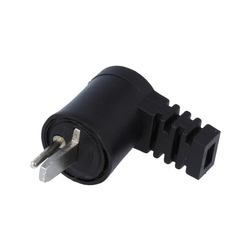 Conector pentru difuzoare, mufă tată din plastic, unghi 90° - soluție ideală pentru conectare eficientă | Electronic-mag.ro | Co Conector pentru difuzoare, mufă tată din plastic, unghi 90° - soluție ideală pentru conectare eficientă | Electronic-mag.ro | Co