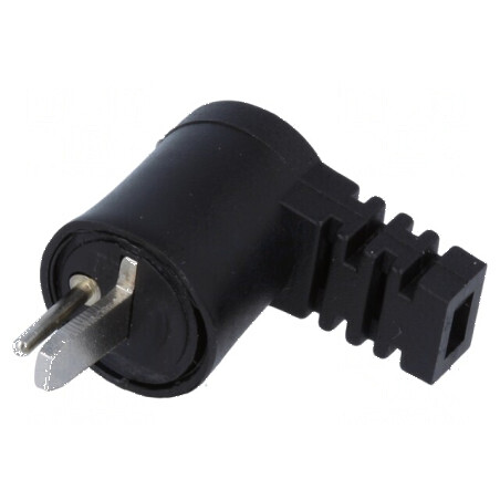 Conector pentru difuzoare, mufă tată din plastic, unghi 90° - soluție ideală pentru conectare eficientă | Electronic-mag.ro | Co