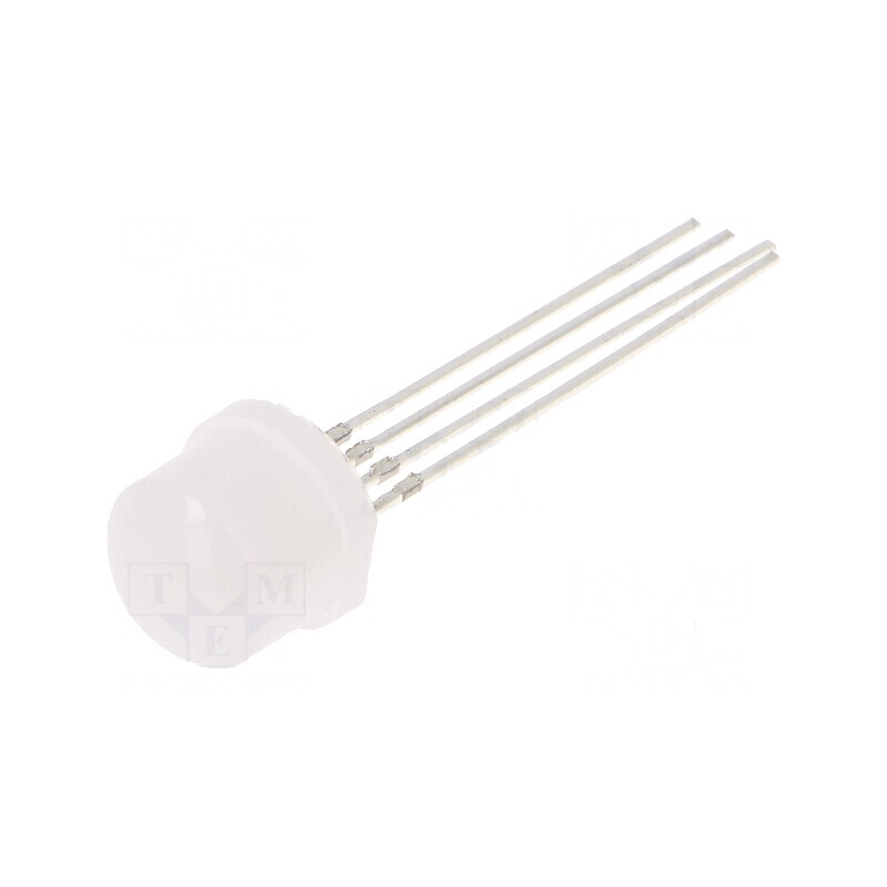 LED RGB 8mm Convex 100° - Temperaturi de Funcționare: -30° la 85°C - Nr. Term: 4 | Electronic-mag.ro | Componente Electronice