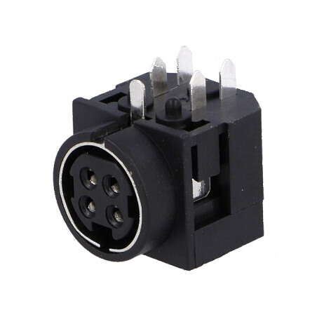 Conector Alimentare DC Soclu R7B Mamă 4 PIN THT 30VDC - Componente Electrnotice | Electronic-mag.ro | Componente Electronice