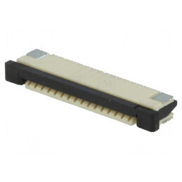 Conector FFC/FPC Orizontal 16 Pin Inferior ZIF - Conector ZIF pentru aplicații electronice | Electronic-mag.ro | Componente Elec