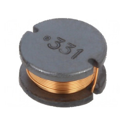 Inductor SMD 330uH 520mA ±10% Q12 Ø9,8mm H5,8mm 1,15Ω - Componentă electronică de înaltă performanță | Electronic-mag.ro | Compo