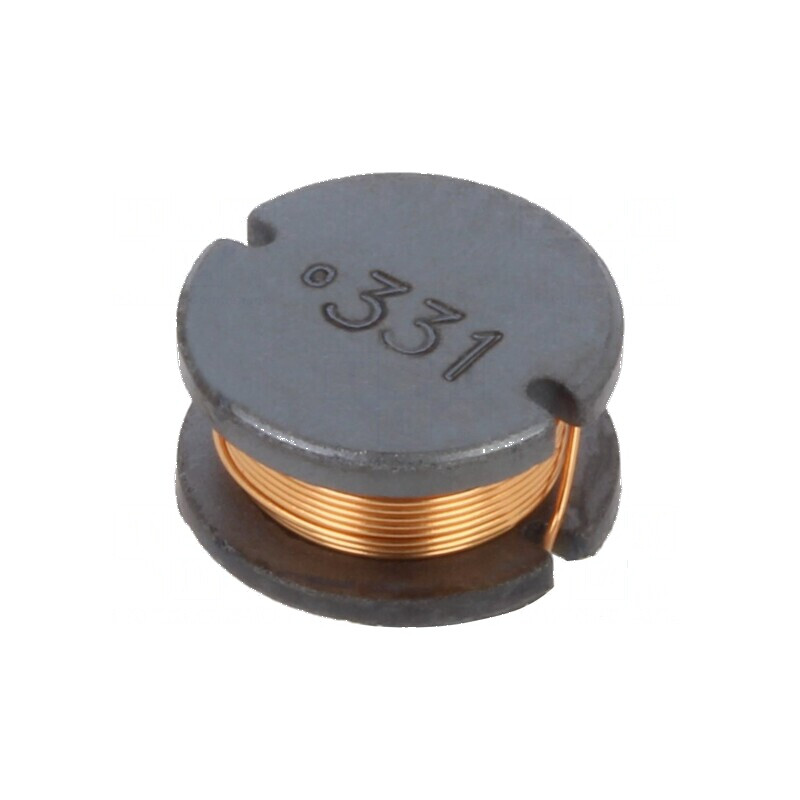 Inductor SMD 330uH 520mA ±10% Q12 Ø9,8mm H5,8mm 1,15Ω - Componentă electronică de înaltă performanță | Electronic-mag.ro | Compo