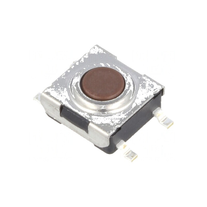 Microîntrerupător TACT SPST-NO 0,05A/12VDC Pozitie 2 SMT Fără  | Electronic-mag.ro | Componente Electronice
