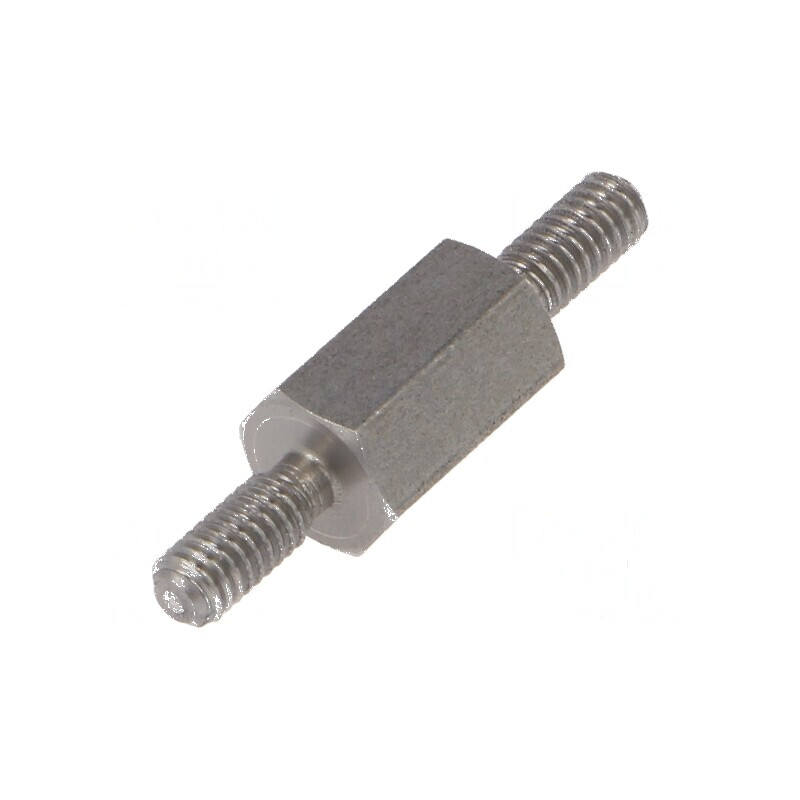 Piuliță Distanțieră Filetată 8mm, Filet Exterior M2.5, Hexagonală | Electronic-mag.ro | Componente Electronice