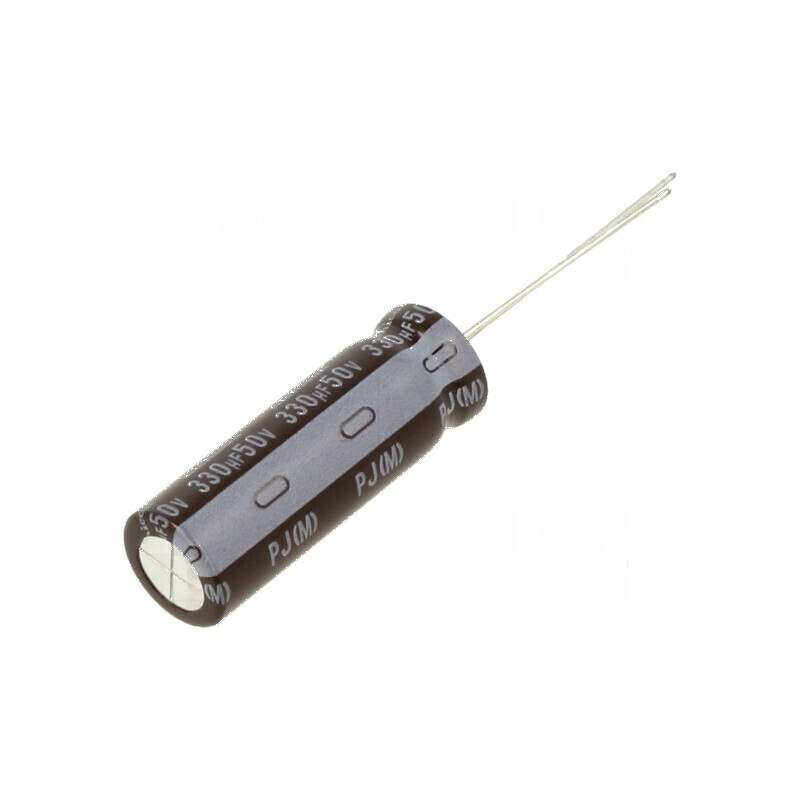 Condensator Electrolitic Low ESR THT 330uF 50VDC Ø10x31,5mm - Componentă Electronică de Înaltă Performanță | Electronic-mag.ro |