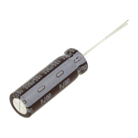 Condensator Electrolitic Low ESR THT 330uF 50VDC Ø10x31,5mm - Componentă Electronică de Înaltă Performanță | Electronic-mag.ro |